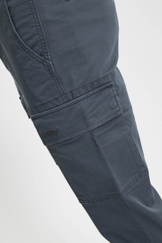 Pantalon XX cargo slim gris vert levi's coton mélangé