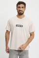 T-shirt relaxed fit beige