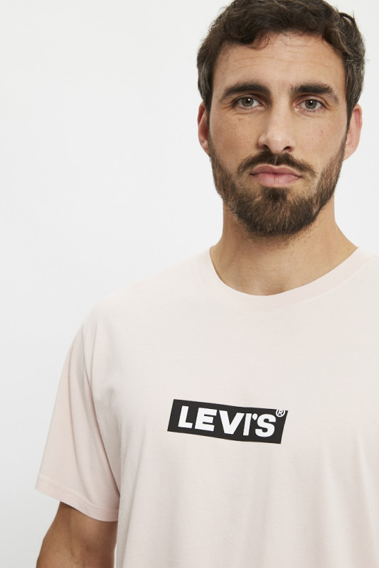 T-shirt relaxed fit rose homme levi's