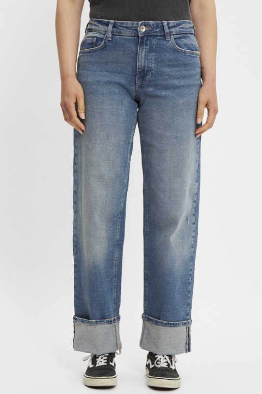 Jeans straight Katie medium blue denim