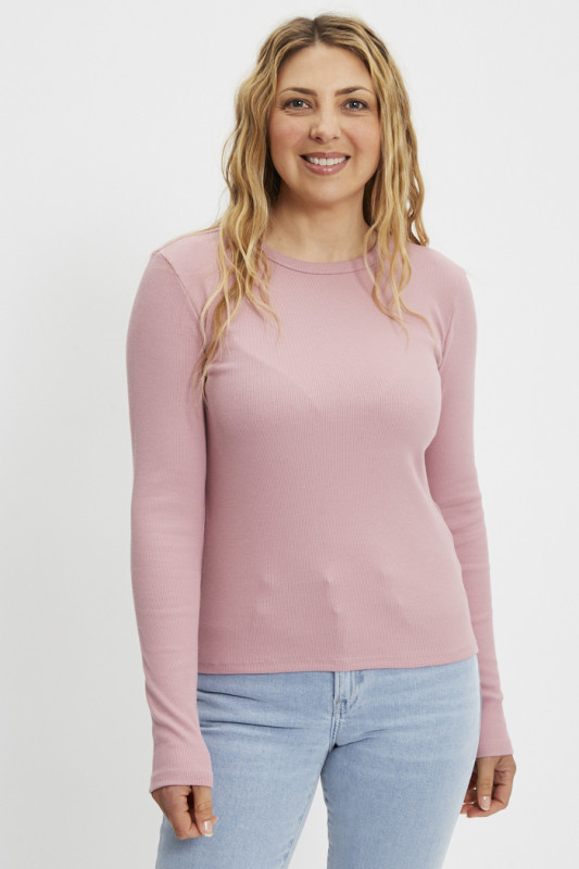 T-shirt Solar rose lilas femme