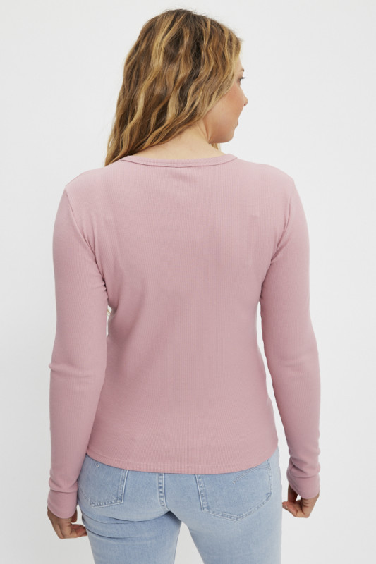 T-shirt Solar rose lilas