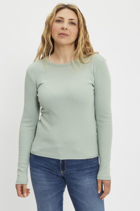 T-shirt Solar iceberg green femme