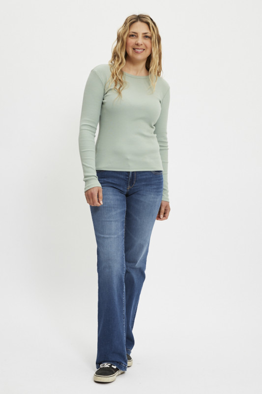 T-shirt Solar iceberg green JDY