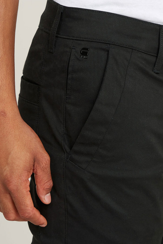Pantalon slim chino noir homme G-Star