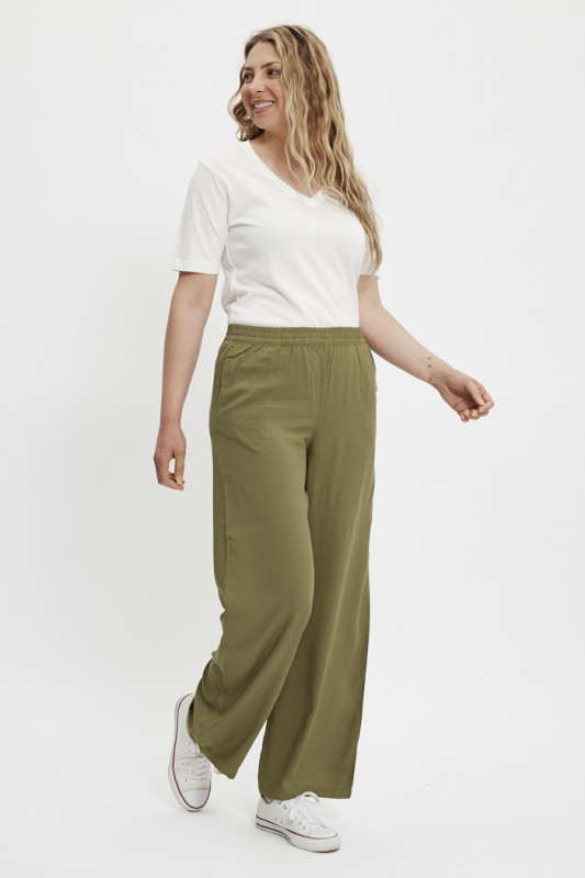 Pantalon large Staro kaki JDY