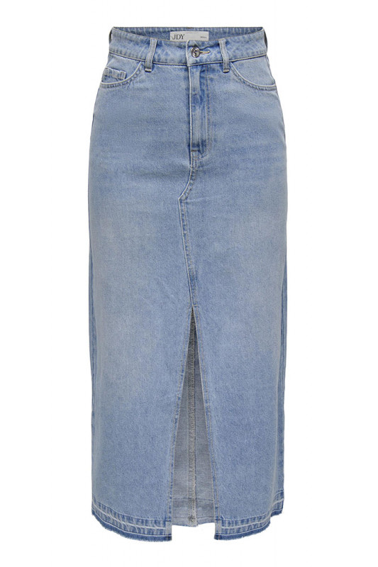 Jupe en jeans Bella light indigo en coton pour femme JDY