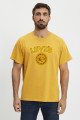 T-shirt logo patch relaxed fit jaune