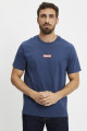 T-shirt graphic relaxed fit bleu marine