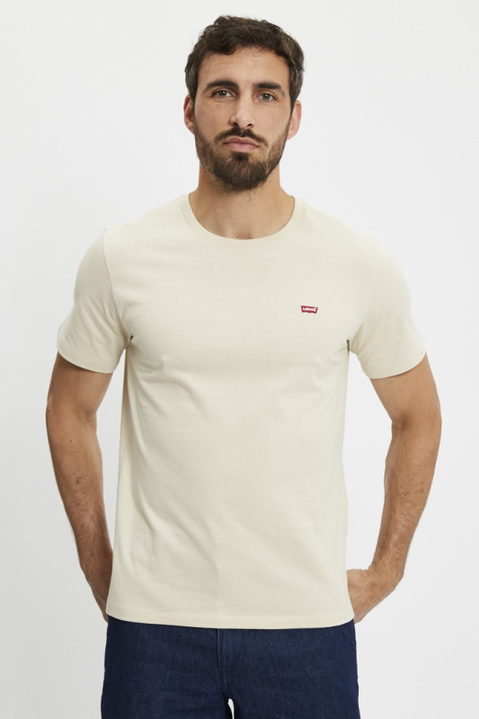 T-shirt ss original jersey de coton beige homme levi's