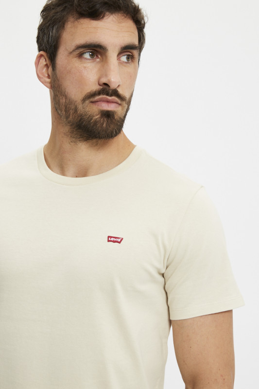 T-shirt ss original jersey de coton beige levi's