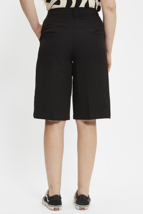 Bermuda long Eden noir femme