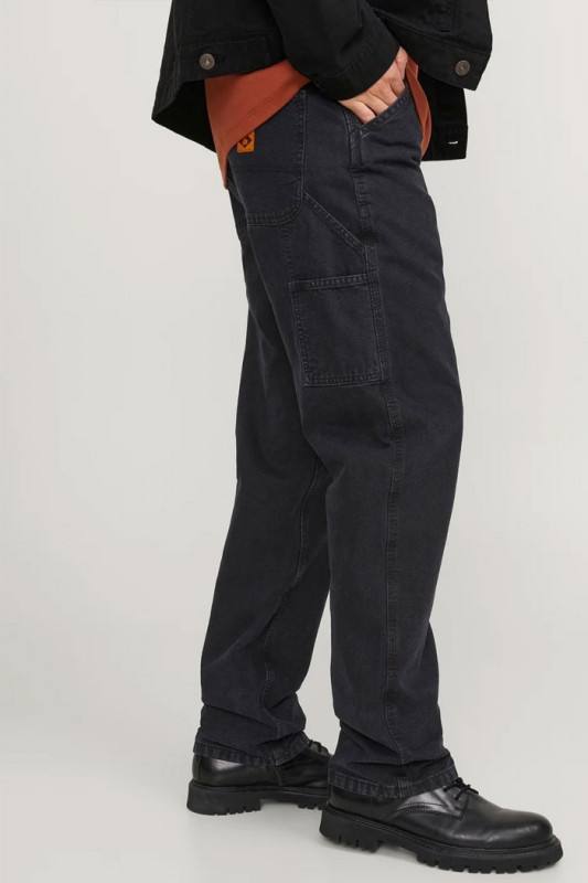 Pantalon Eddie noir 100% coton