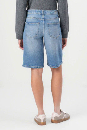 short en jeans Lullu medium blue denim