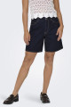Short loose denim dark blue