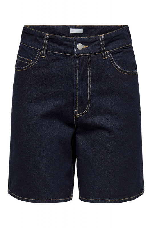 Short loose denim dark blue JDY 100% coton