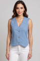 Gilet sans manches light blue