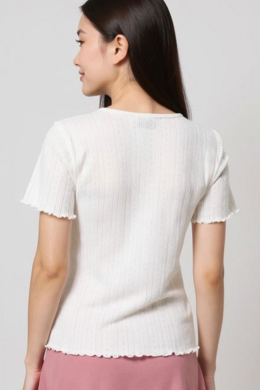 Top Salsa blanc 100% coton