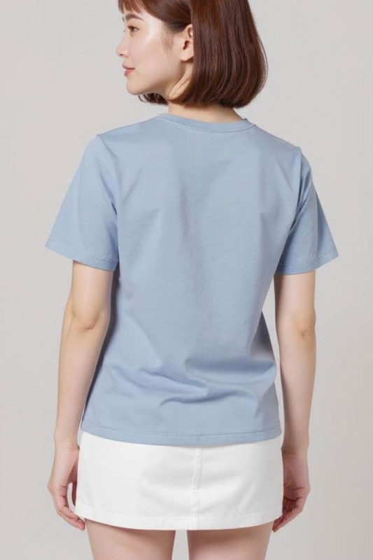 T-shirt Rex bleu ciel 100% coton