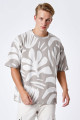 T-shirt motif végétal