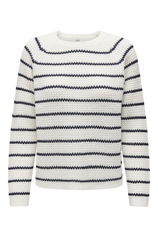 Pullover raglan Ellen à rayures bleu femme JDY