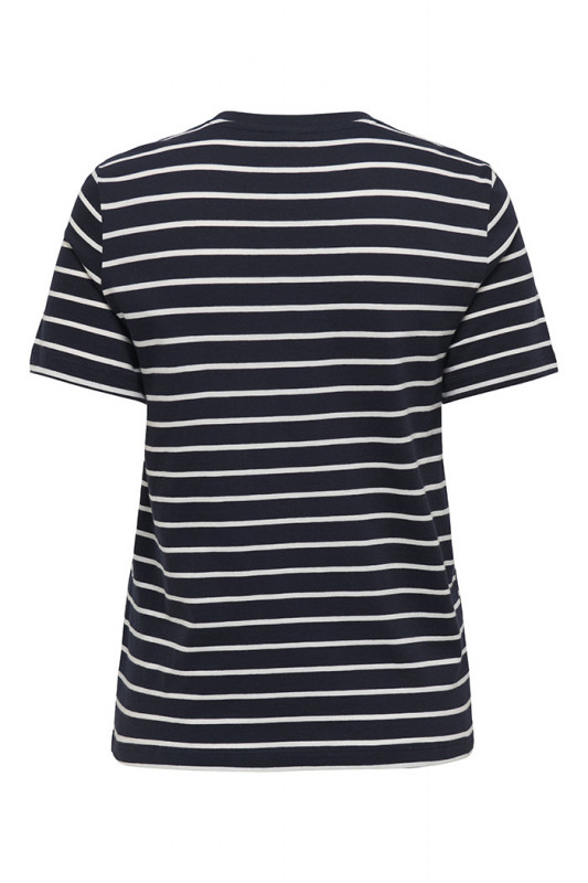 T-shirt Liva bleu marine à rayures only