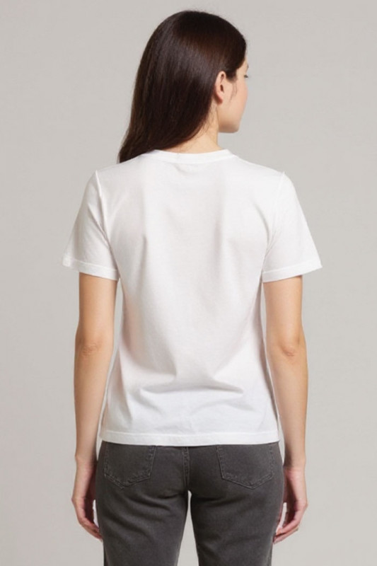 T-shirt Tenna blanc manches courtes