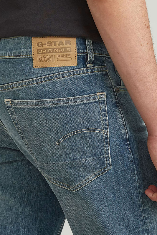 Jeans 3301 regular tapered bleu moyen homme G-Star