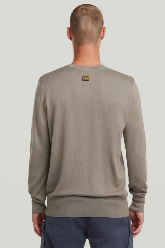 Pull en maille core knit beige