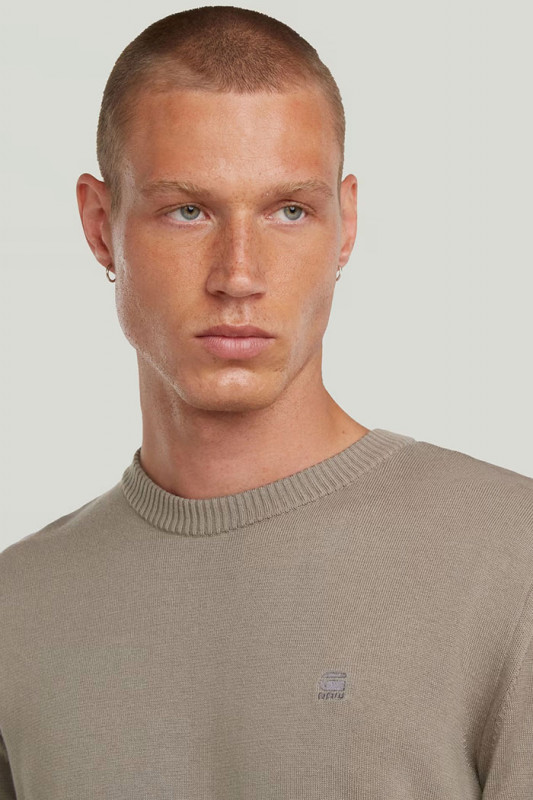 Pull en maille core knit beige G-Star
