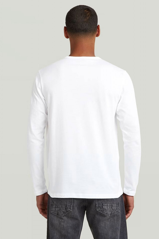 T-shirt old skool blanc