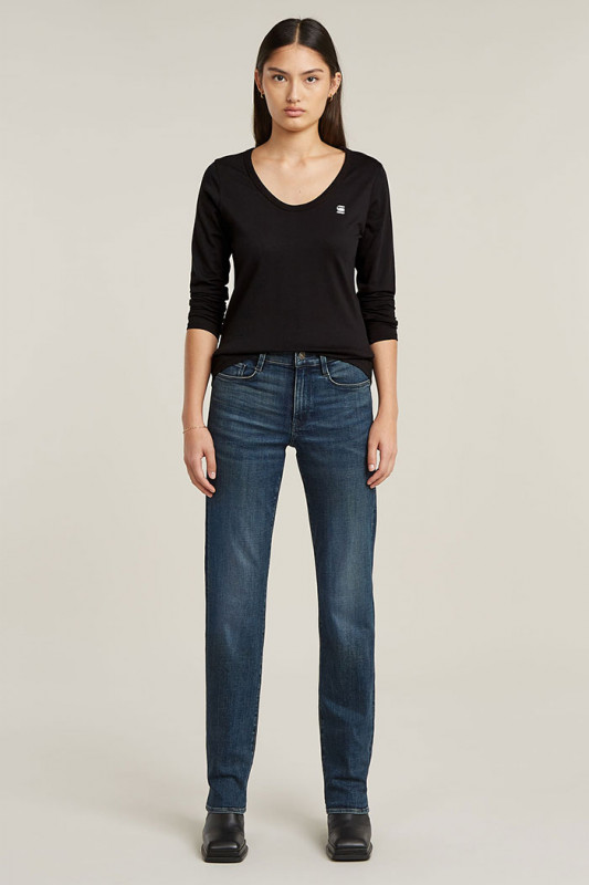 T-shirt slim manches longues noir G-Star