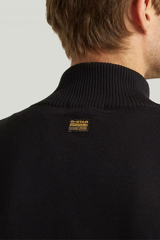 Veste Core zippée en maille noire homme G-Star