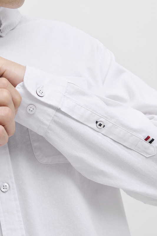 Chemise Oxford blanche j&j