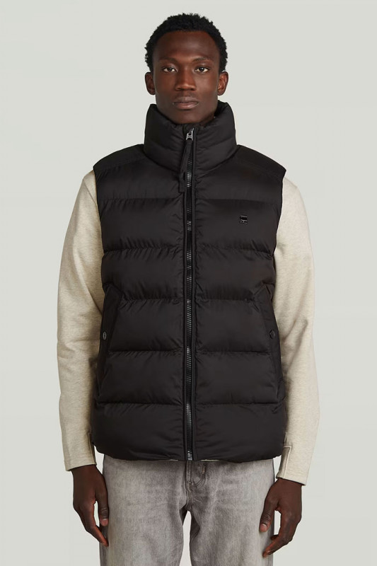 Veste Padded matelassée noire homme