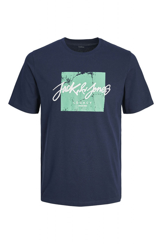 T-shirt Tiley bleu marine col rond homme j&j