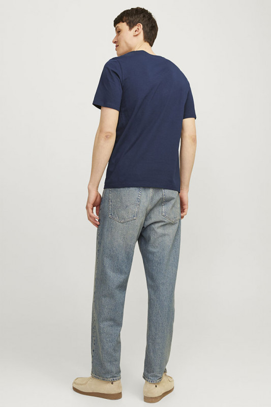 T-shirt Tiley bleu marine col rond