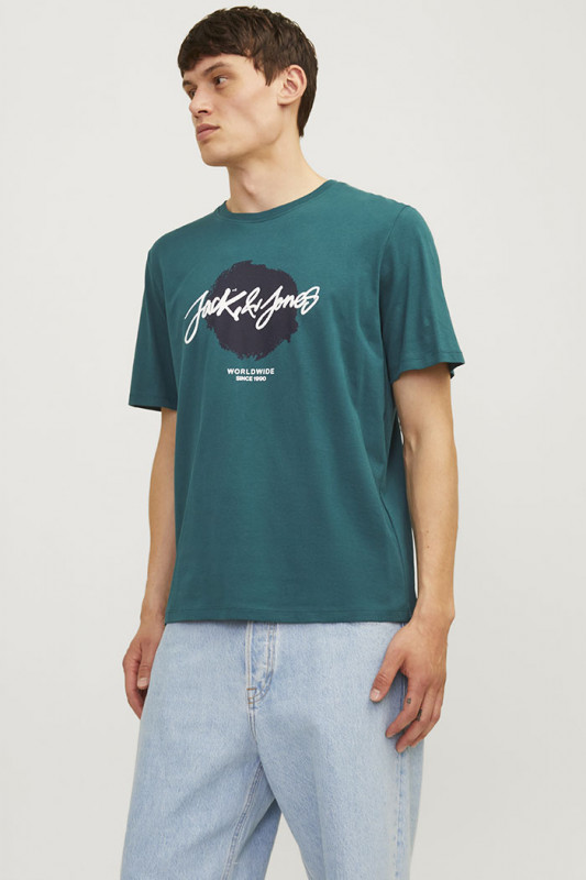 T-shirt Tiley vert col rond j&j