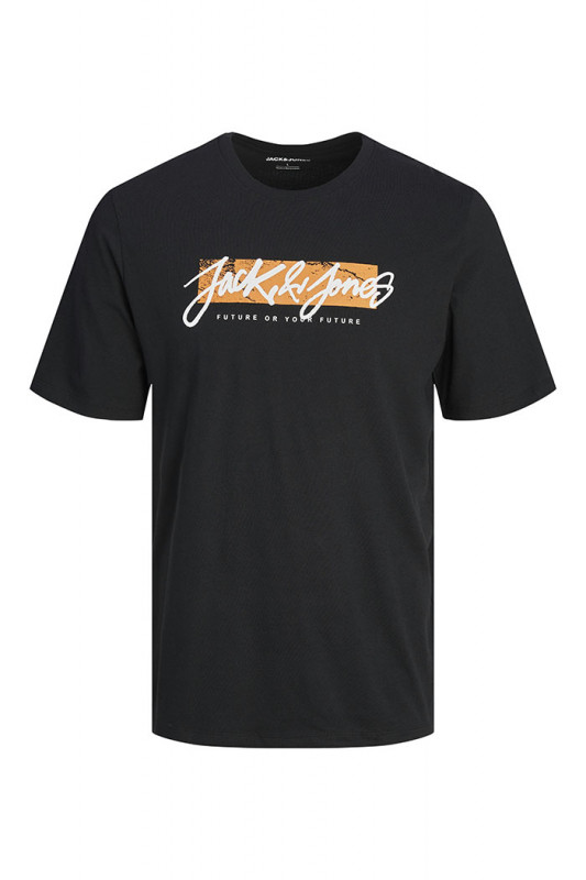 T-shirt Tiley noir col rond