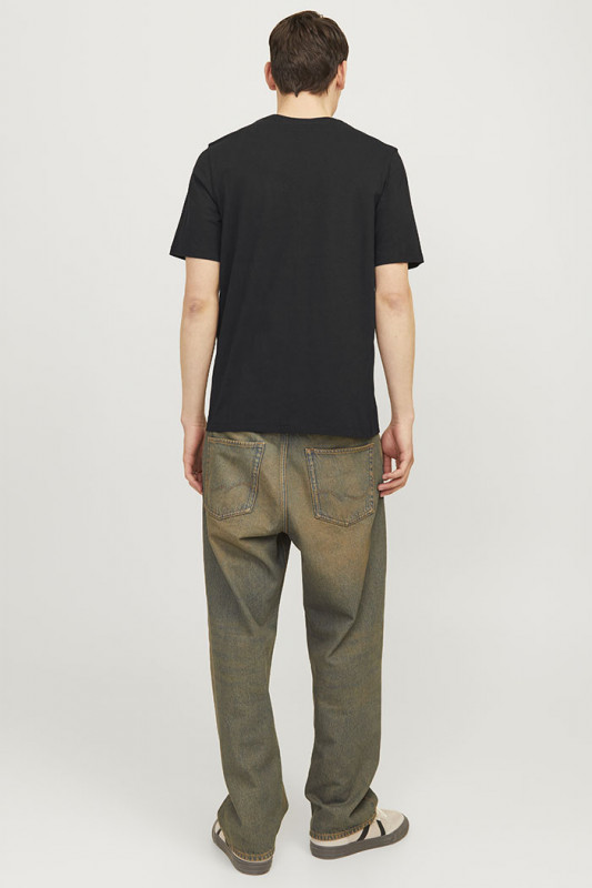 T-shirt Tiley noir col rond