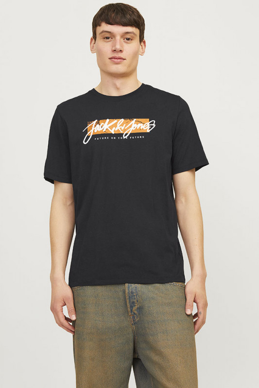 T-shirt Tiley noir col rond