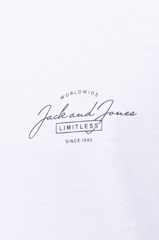 T-shirt Ferris blanc col rond j&j