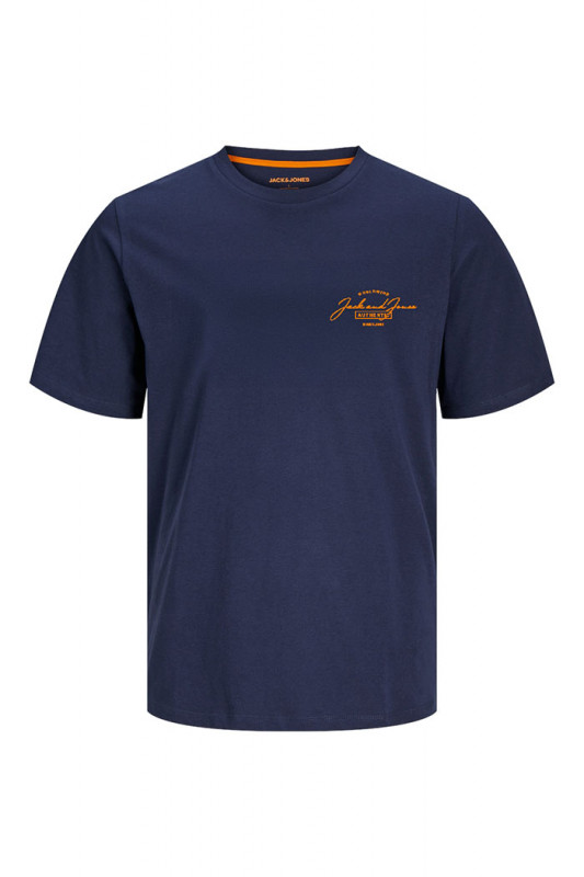 T-shirt Ferris bleu marine col rond homme Jack & Jones