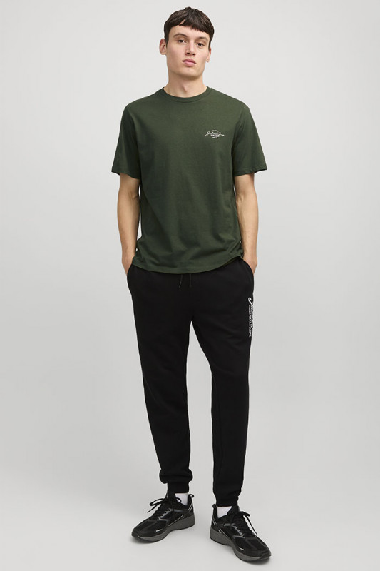 T-shirt Ferris vert kaki col rond j&j