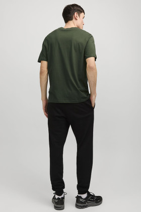 T-shirt Ferris vert kaki col rond