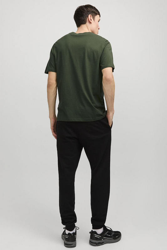 T-shirt Ferris vert kaki col rond