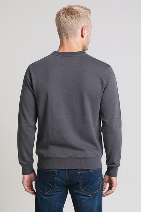 Sweat asphalte ras du cou relaxed fit