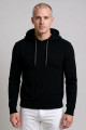 Hoodie en maille noir
