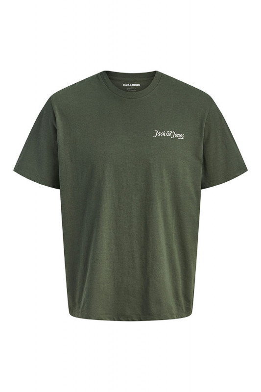 T-shirt signature kaki manches courtes homme Jack & Jones