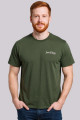 T-shirt signature kaki manches courtes